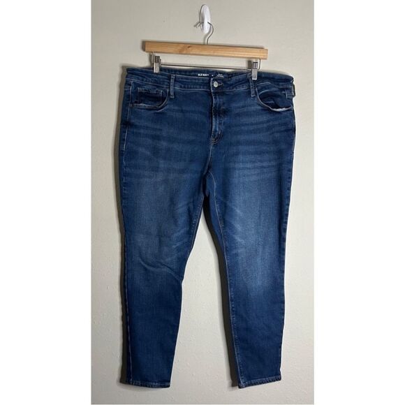 Old Navy Mid Rise Rockstar Super Skinny Jean Size 18 - Picture 1 of 12